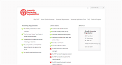 Desktop Screenshot of canadahomestay.org